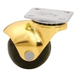 1-9/16" Brass Ball Casters Plate Mount (4 per Pack)