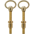 Swivel Mirror Screws - Polished Brass (pair)
