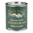 General Finishes Exterior 450 Water-based Top Coat Semi-Gloss, Quart