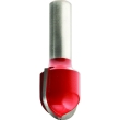 1'' D x 1-1/4'' H x 1/2'' R x 1/2'' Shank Freud #18-126 Round Nose Bit