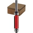 1/2" D x 1-1/4" H x 1/4" Shank Freud #50-501 Top and Bottom Bearing Flush Trim Bit