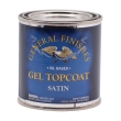 General Finishes Gel Satin Topcoat, 1/2 Pint