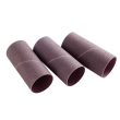 2'' x 4-1/2'', 50 Grit 3-Pack Sanding Sleeves for Oscillating Spindle Sander