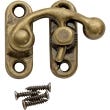 Decorative Swing Latch, Antique Brass