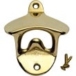 Surface-Mounted Bottle Opener, Brass