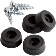 3/4" Rubber Bumpers, Pack of 4