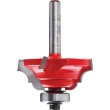 1-5/32'' D x 5/8'' H x 1/8'' R x 1/4'' Shank Freud #38-302 Quadra-Cut&trade; Cove and Bead Bit