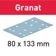 120-Grit 80x133mm Festool Granat Abrasive Sheets, 10-Pack (497129)