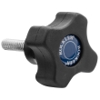 Rockler Easy-to-Grip 4-Star Knob, Male Threading, 1/4''-20