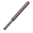Gray Blum Tip-On Touch Latch for Self-Closing Hinges, 10mm Press-Fit