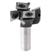 Freud #TM1465 Insert-Style Spoilboard Surfacing Router Bit, 1-1/2'' Dia. x 1/2'' H x 1/2'' Shank
