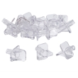 Clear Plastic Shelf Supports, 1/4'' Peg, 16-Pack