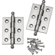 Satin Nickel Ball Tip 2" L x 1-1/2" W