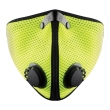 Large M2 Mesh Face Mask, Safety Green