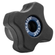 Rockler Easy-to-Grip 1-1/2'' 4-Star Knob, Female Thread, 1/4''-20