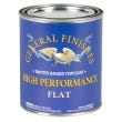 General Finishes High Performance Water-based Top Coat Flat, Quart