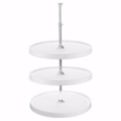 20" (510 mm) Diameter Full Circle Shelves, White (6013-20-11-526)