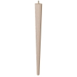 24'' Tapered Turned Leg, White Oak