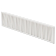 White Rectangular Vent Grill, Fits 2-3/8'' x 8-5/8'' Opening
