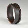 Wenge Hardwood Ring Core Blank, Size 13.5