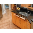 Tip-Out Tray Stainless Steel with Soft-Close Hinges - 28 in. 