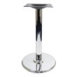 Chrome Round Style 18'' Dia. Stamped Steel Table Base, Table Height