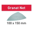 80-Grit 100x150mm Festool Granat NET Triangular Abrasive Sheets, 50-Pack (203320)
