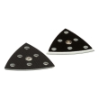 93x93mm Triangular Sanding Pads for Festool RO 90/DX 93 Sanders, 2-Pack, Soft (488715)
