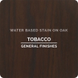 General Finishes Water-Based Wood Stain, Tobacco, Quart
