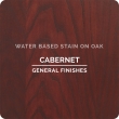 General Finishes Water-Based Wood Stain, Cabernet, Quart