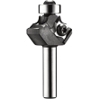 Festool Roundover Router Bit with Reversible Blades, 3mm Radius (499808)