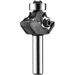  Festool Roundover Router Bit with Reversible Blades, 1mm Radius (499811) 