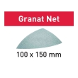 120-Grit 100x150mm Festool Granat NET Triangular Abrasive Sheets, 50-Pack (203322)
