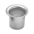 Rockler Shelf Pin Sleeves for 1/4'' Post, Nickel, 24-Pack