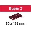 60-Grit 80x133mm Festool Rubin 2 Abrasive Sheets, 50-Pack (499047)