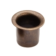 Rockler Shelf Pin Sleeves for 1/4'' Post, Antique Brass, 24-Pack