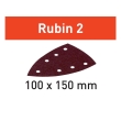40-Grit Festool 100x150mm Rubin 2 Delta Abrasive Sheets, 50-Pack (577571)