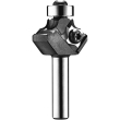  Festool Roundover Router Bit with Reversible Blades, 1.5mm Radius (499810) 