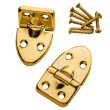 Brass plated, 2-1/16" x 1-1/8"