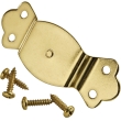 Brass Plated Pinned Loops (Pair)