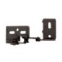 Snap Closing 3/8'' Offset Semi-Concealed Hinges - Oil-Rubbed Bronze (pair)