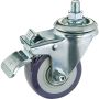 3" Casters, Total-Lock Swivel (Stem Mount)