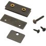 Low Profile Magnetic Catch - 5/16" x 2" x 13/16" (for double door applications)