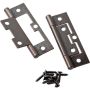Statuary Bronze Hinge, (A) 13/16", (B) 1-1/8", (C) 3" - Pair
