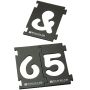 Rockler Interlock Signmaker's Template Kit, Comic Sans Font, Numbers and Symbols, 2-1/4''H