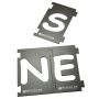 Rockler Interlock Signmaker's Template Kit, Comic Sans Font, Letters, 2-1/4''H