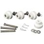 Futon Couch and Bed Roller Hardware Kit