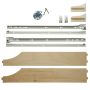 22" Slide/Hardware Kit for Kitchen Pull-Out Shelf Kit