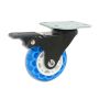 Translucent Skate Wheel Casters, Locking | Rockler Woodworking and Hardware