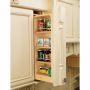 6" Wide Wall Filler Pullout with Adjustable Shelves - 30" Height (432-WF-6C)